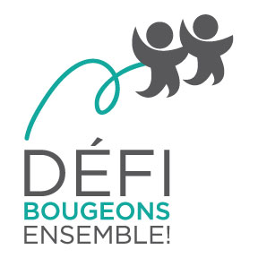 Logo du Défi Bougeons ensemble - fond blanc