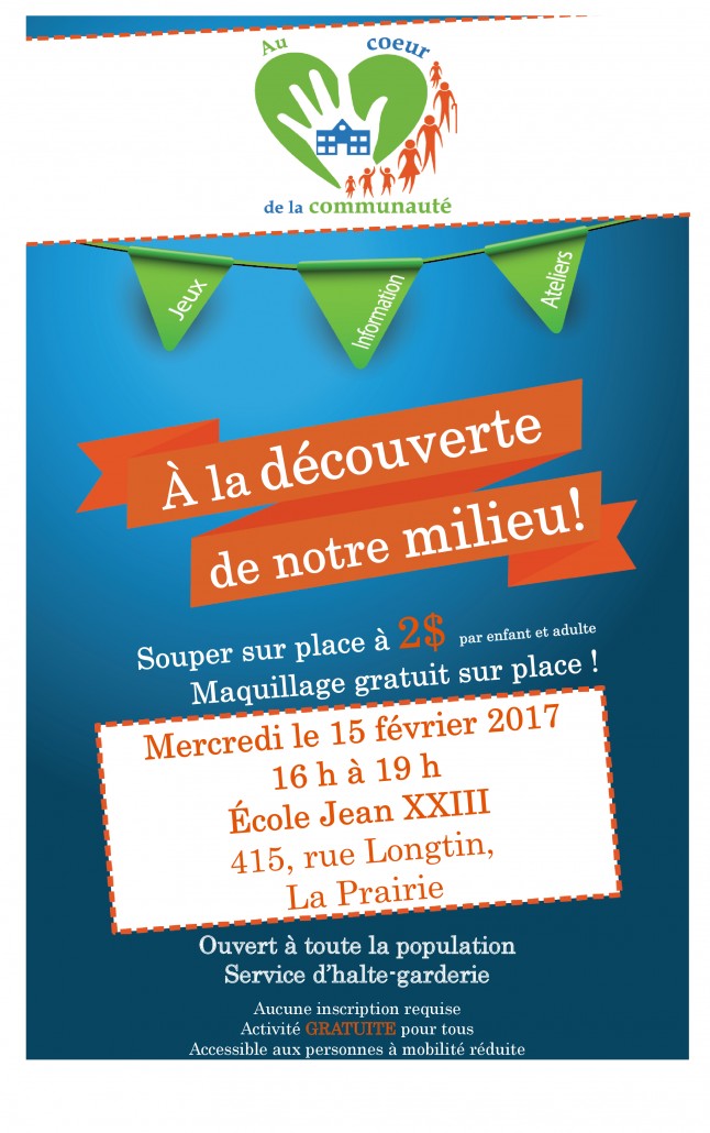 Affiche Au coeur de la communauté 2017-02-15