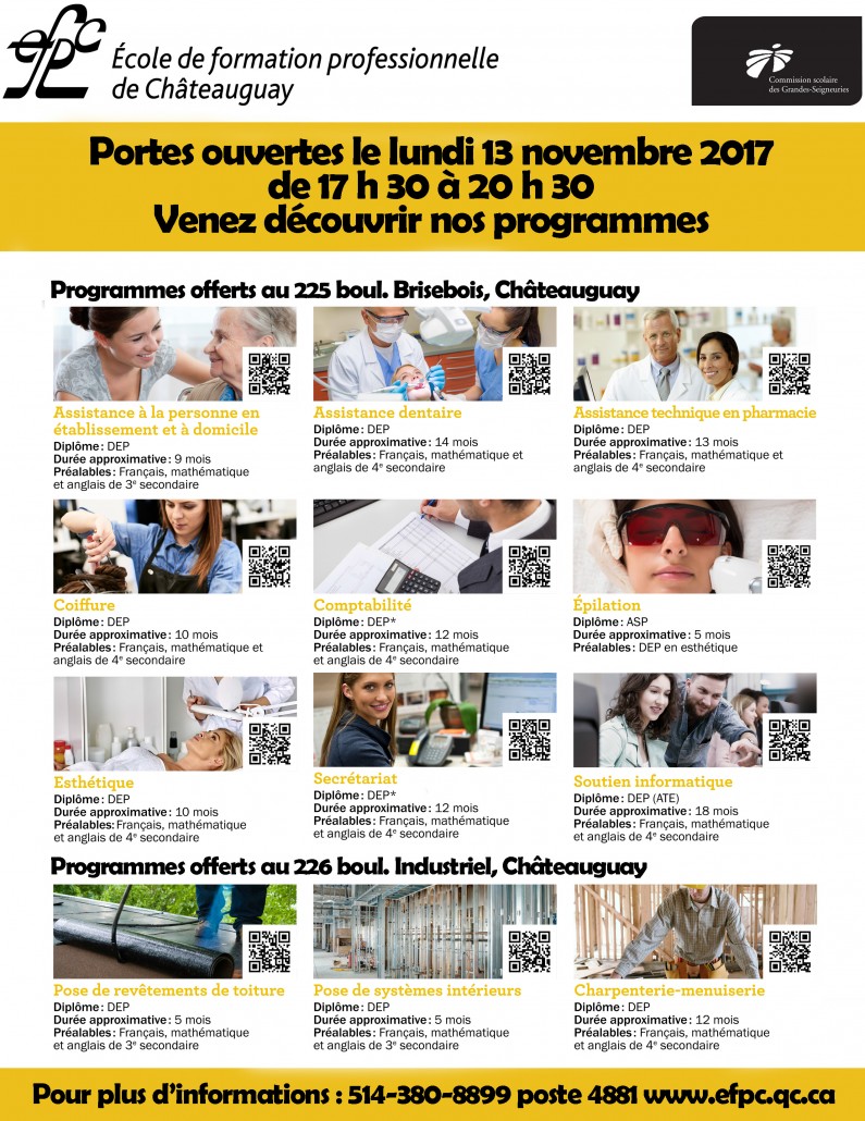 Portes ouvertes EFPC 2017-2018